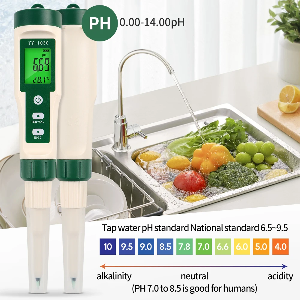 Yy1030 Digital Display Electronic Ph Meter Baby Complementary Food Ph