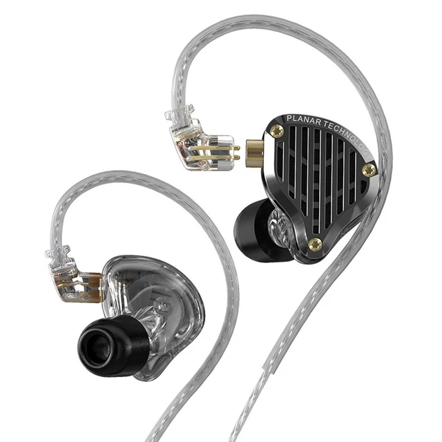 KZ PR3 In Ear Earphones HiFi Bass Monitor Earbuds 13.2MM Planar Driver Wired Sport DJ Headset PR1 PRO ZAT EDXPRO ZSN PROX