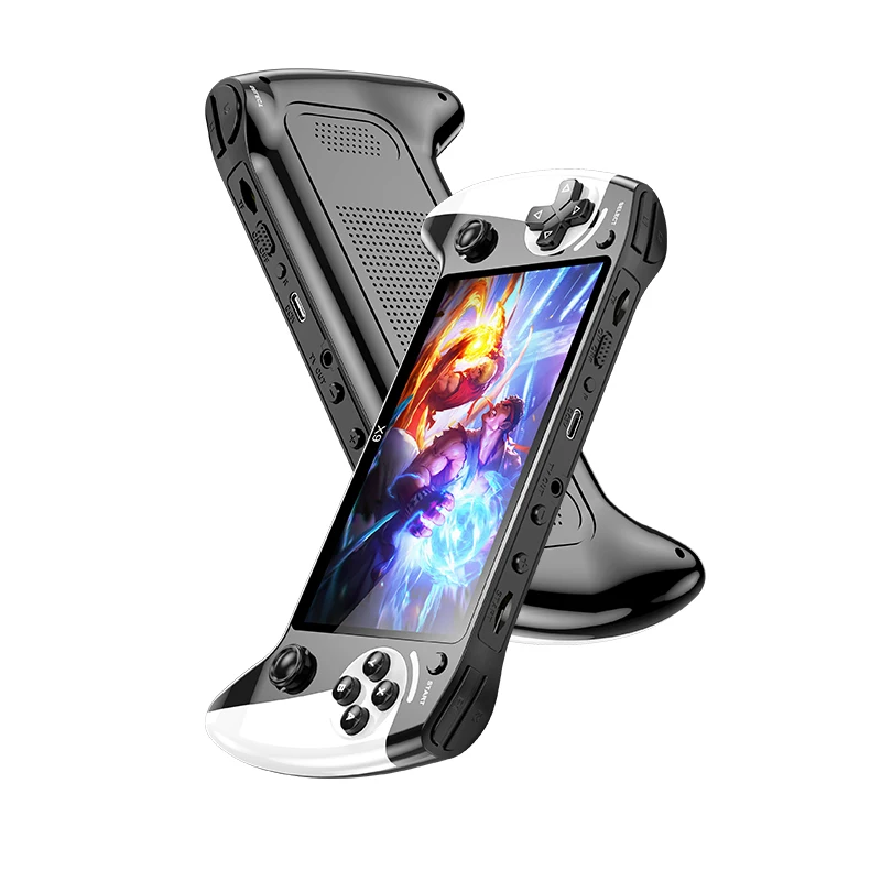 TAQY Console Rétro 5,5 Pouces – 9000+ Jeux, 40 Go, Multi-Émulateurs, Vidéo/Musique/E-books – Cadeau Enfant