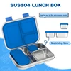blue Square Soup Cup+ bento box