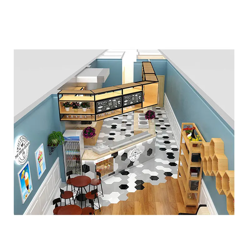 3d Crepe Shop Design
