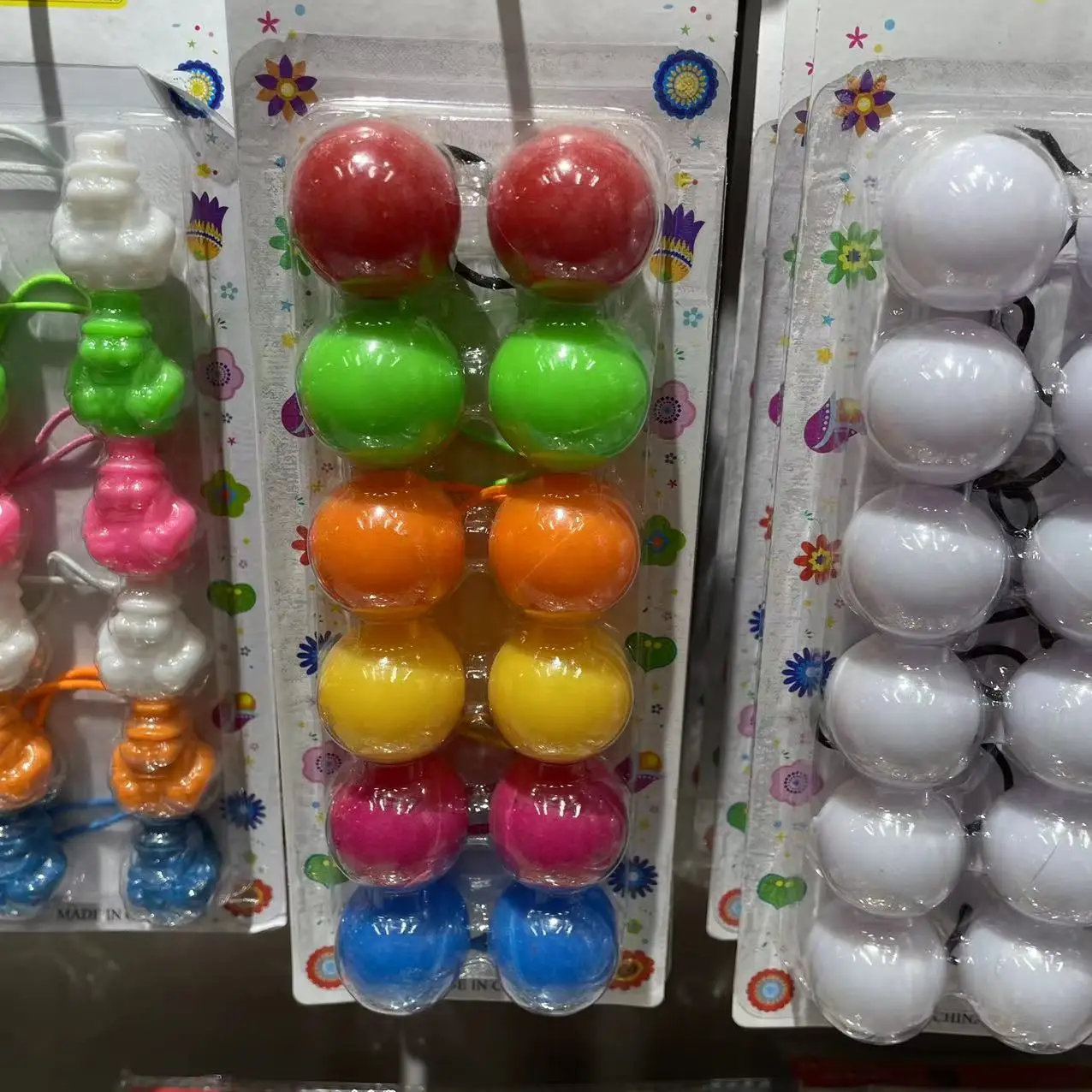 Mylulu Best Service Oversized 30mm&40mm Beads Jumbo Hair Tie Kids Big Bead Ponytail Knocker