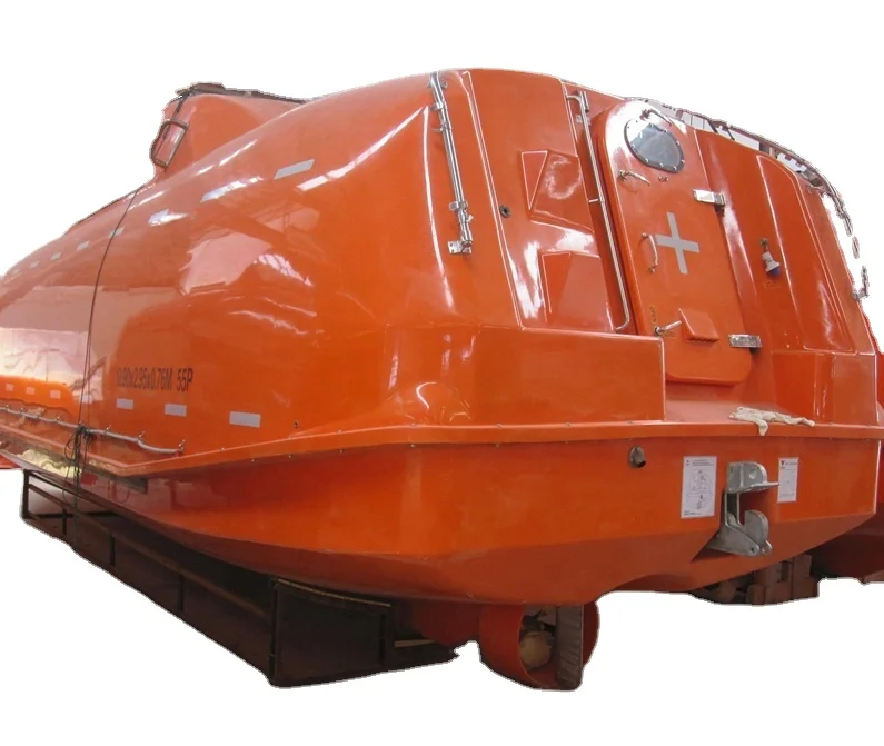 認定済みの7.5m救命ボート完全密閉型救命ボートおよび救助ボート