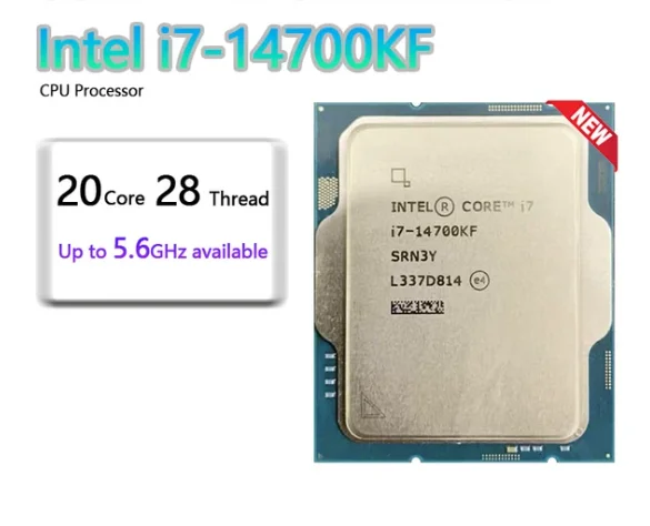 CPU Intel core i7 14700KF Intel Core i7-14700KF - 14th Gen 20-Core (8P+12E) LGA 1700