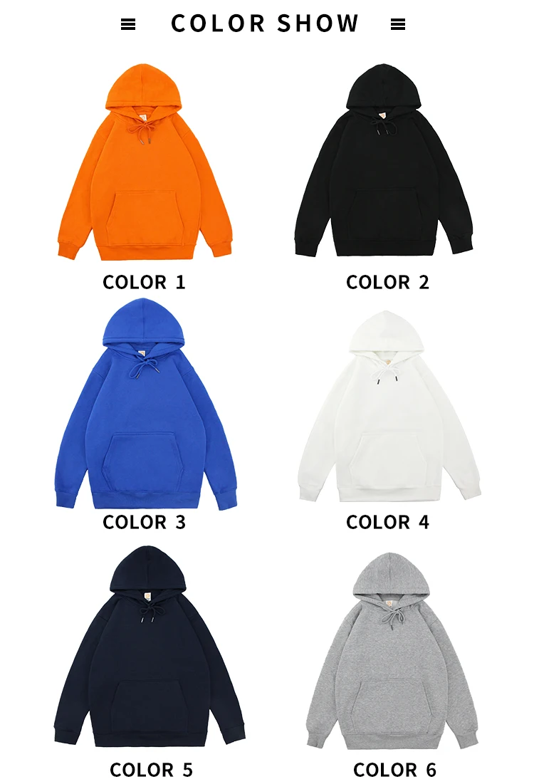 High Quality Polyester Hoodies Men Cotton Pullover Warm Wholesale ...