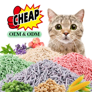 Free Samples Can Be Customized  For Quick Clumping And Water-Soluble Wholesale Tofu Cat Litter