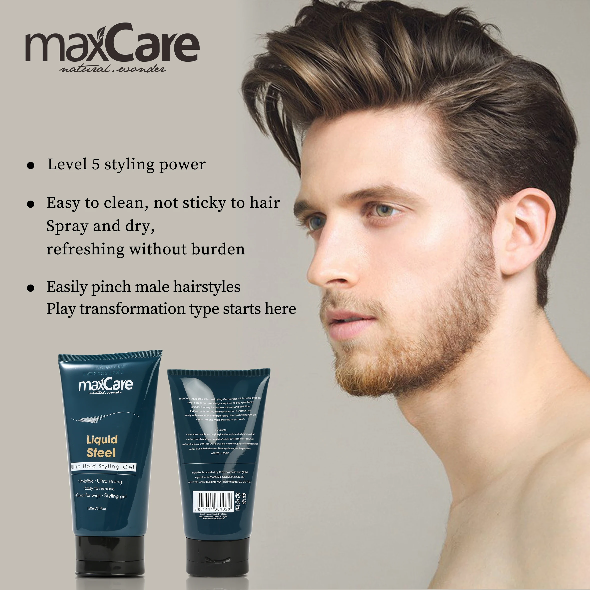 Natural Formula Private Label Mens Hair Gel Wax Extra Strong Hold Edge  Control Hair Styling Gel - Buy Styling Gel,Hair Styling Gel,Styling Gel  Private Label Product on 