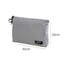Gris brouillard extra large enduit de silicone ultra léger imperméable