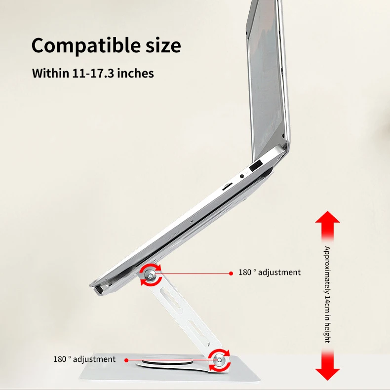 Новый кронштейн для ноутбука из алюминиевого сплава настольная вращающаяся подставка охлаждения планшета чтения