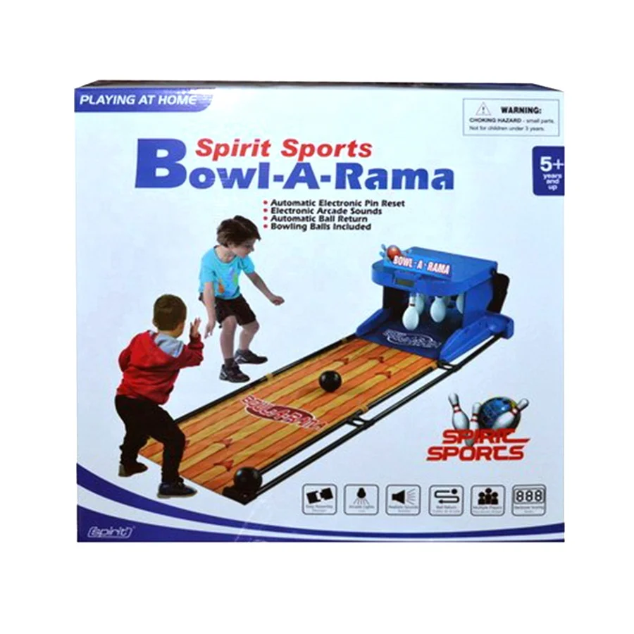 Jeu d'arcade de bowling électronique pour un ou deux joueurs - Jeux  d'intérieur amusants pour enfants et adultes - Comprend un tableau  électronique 