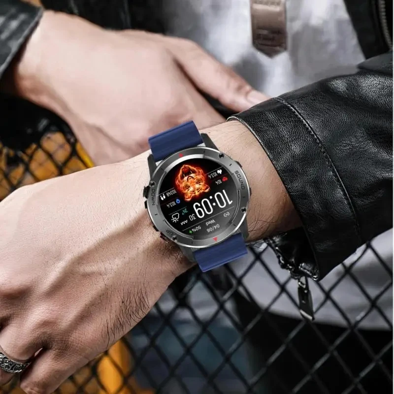 NX9 Smart Watch for  Calling 24h Sports IP68 Waterproof Blood Pressure Heartbeat Monitor 400mAh Battery Quartz