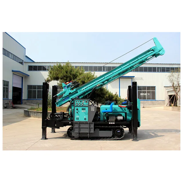 
 280 m hydraulic multi-function water well drilling rig KW280