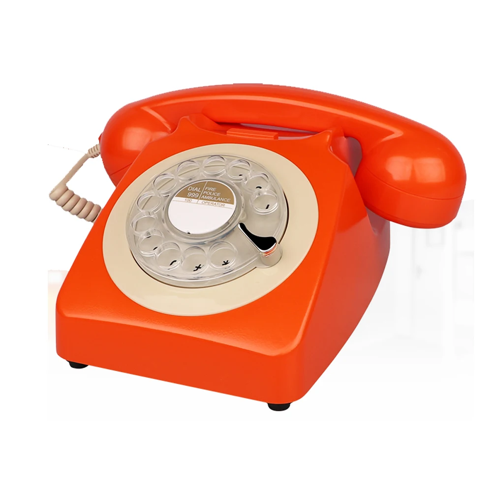 Telefono Da Parete Retrò Con Filo – Stile Vintage, Con Ricomposizione E Mute, Per Casa O Ufficio