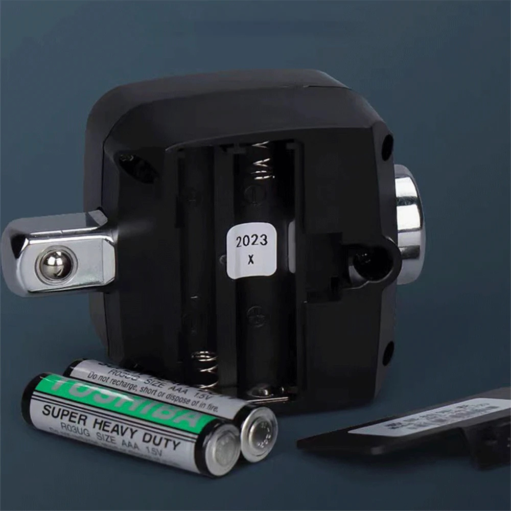 Digital Torque Meter Includes 1/2" 1/4"3/8" Flexible Mix Torque Wrench Accessories Adapter Electronic Torque Tool