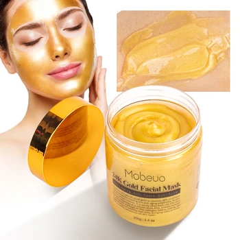 wholesale 2021 newest product private label 24k gold facial mask pure natural skin care for home use