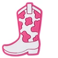 Hot Selling Pink Cowboy Series Pvc Croc Charms Custom Boots Charms