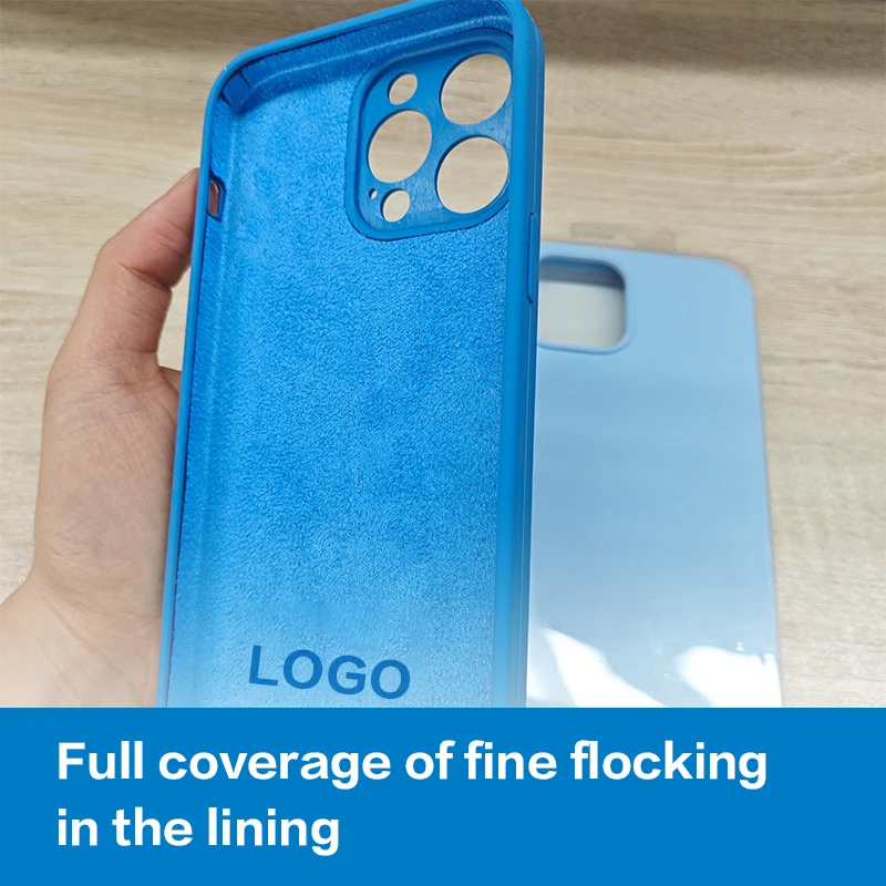 Custom Cheap Price High Quality Tpu Liquid Silicone Phone Case Colorful