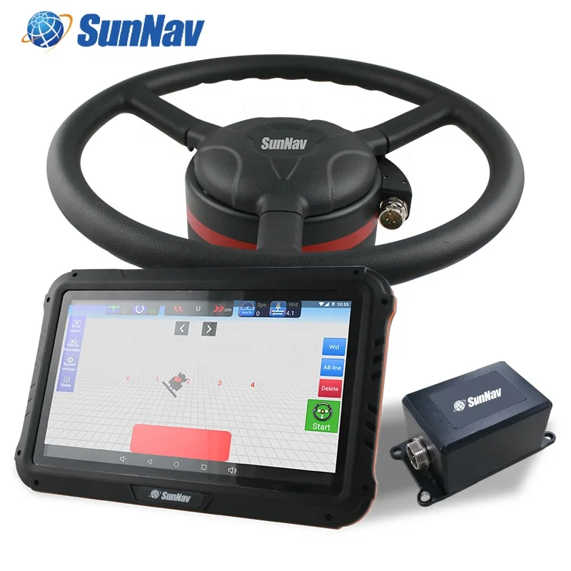 SunNav Auto Steering System Used for Tractor Navigation  GPS Auto Sterring Pilot Same Function As Trimble Teejet