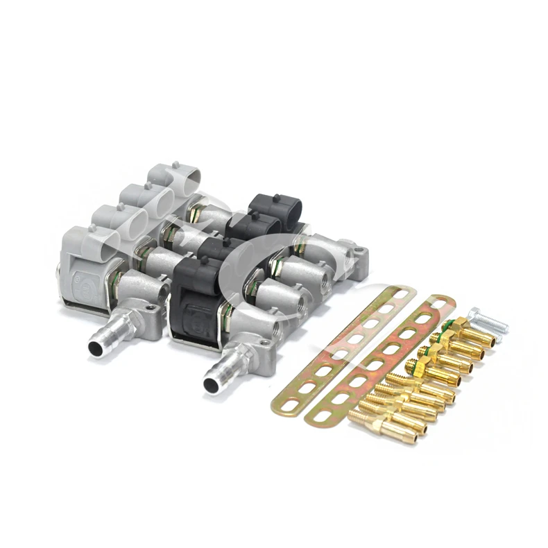 Hot Sale Motorcycle lpg CNG Kits Common Rail Injector for Used Car Gas Fuel System Conversion Kit for Car