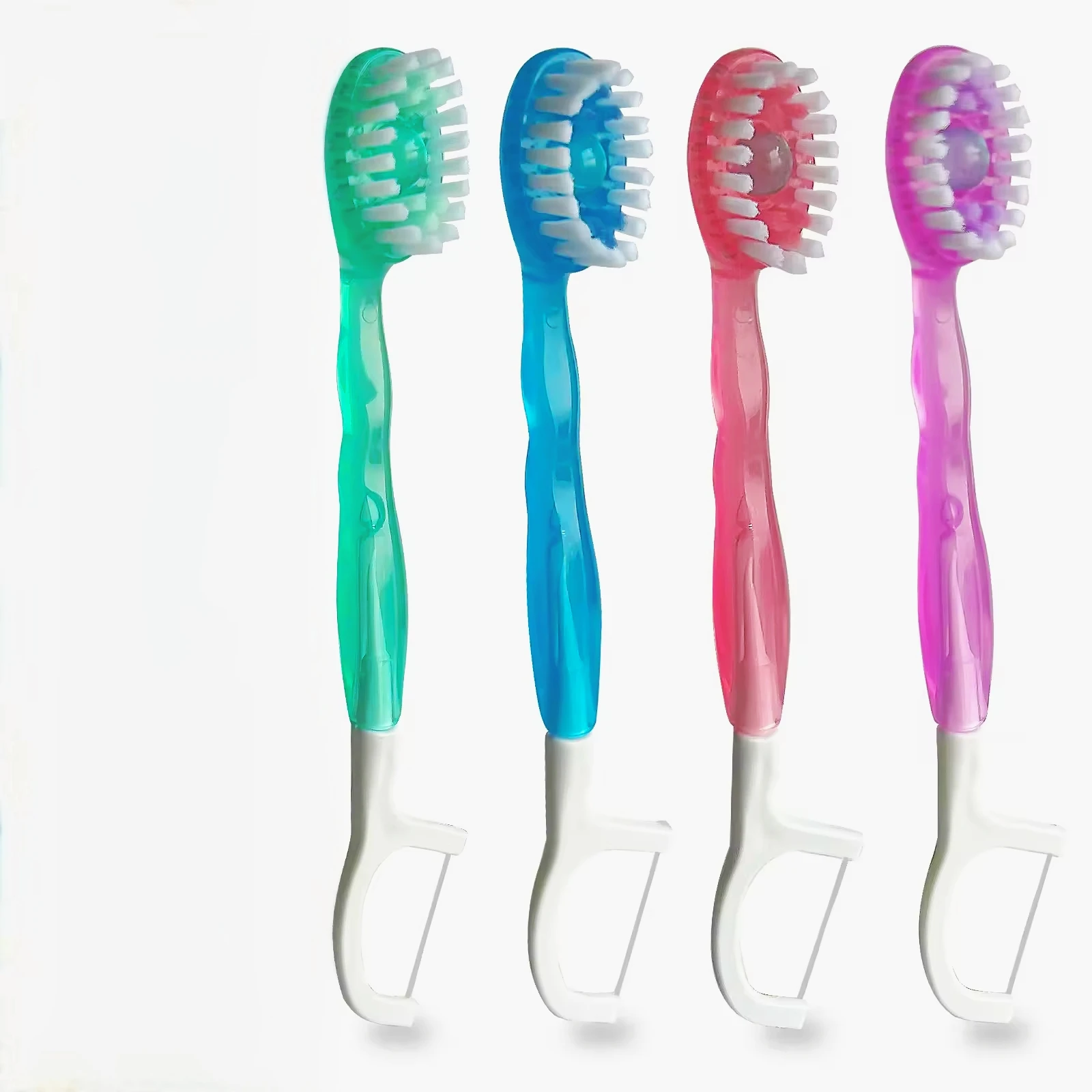 Private Label Natural Disposable Toothbrushes With Toothpaste Including Dental Flossers