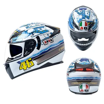 Hot Sale Customized Full Face ABS Modular Racing Motorcycle Helmet with Dual Visor Factory New Condition Direct From Factory