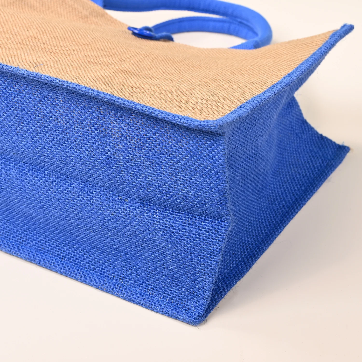 Wholesale  Custom Printed Eco-friendly Burlap Tote Bags Reusable Fashion Jute Shopping & Beach Bags Geometric Patterns preview 2
