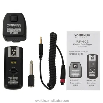 Yongnuo RF-602 RF602 N Wireless Remote Flash Trigger Receiver for D90/D7000/D600/D3100/D5100/D7100/D80/D3 detail image