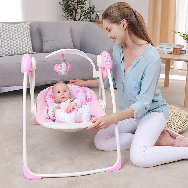 Распродажа музыкальных детских качелей, музыкальные качели для детей 0-6 месяцев, складная детская игрушка-шейкер
