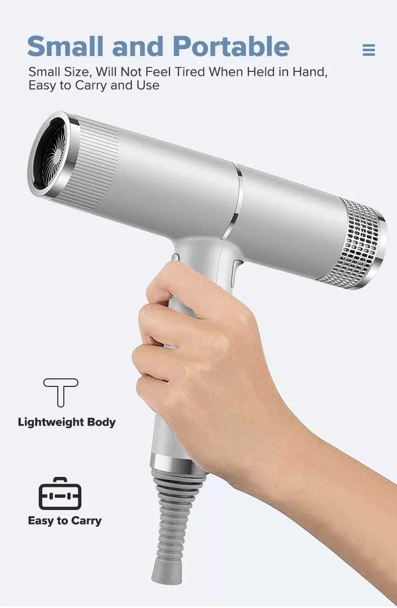 With Fcc&ce Salon Ionic Custom Hairdryer Hair Super Wind Quiet Blow Dryer Electric Hair Dryer