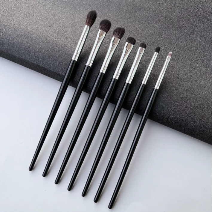 Fluffy Goat Hair Eyeshadow Eye Shadow Blending Brush Set High Quality Brochas De Maquillaje