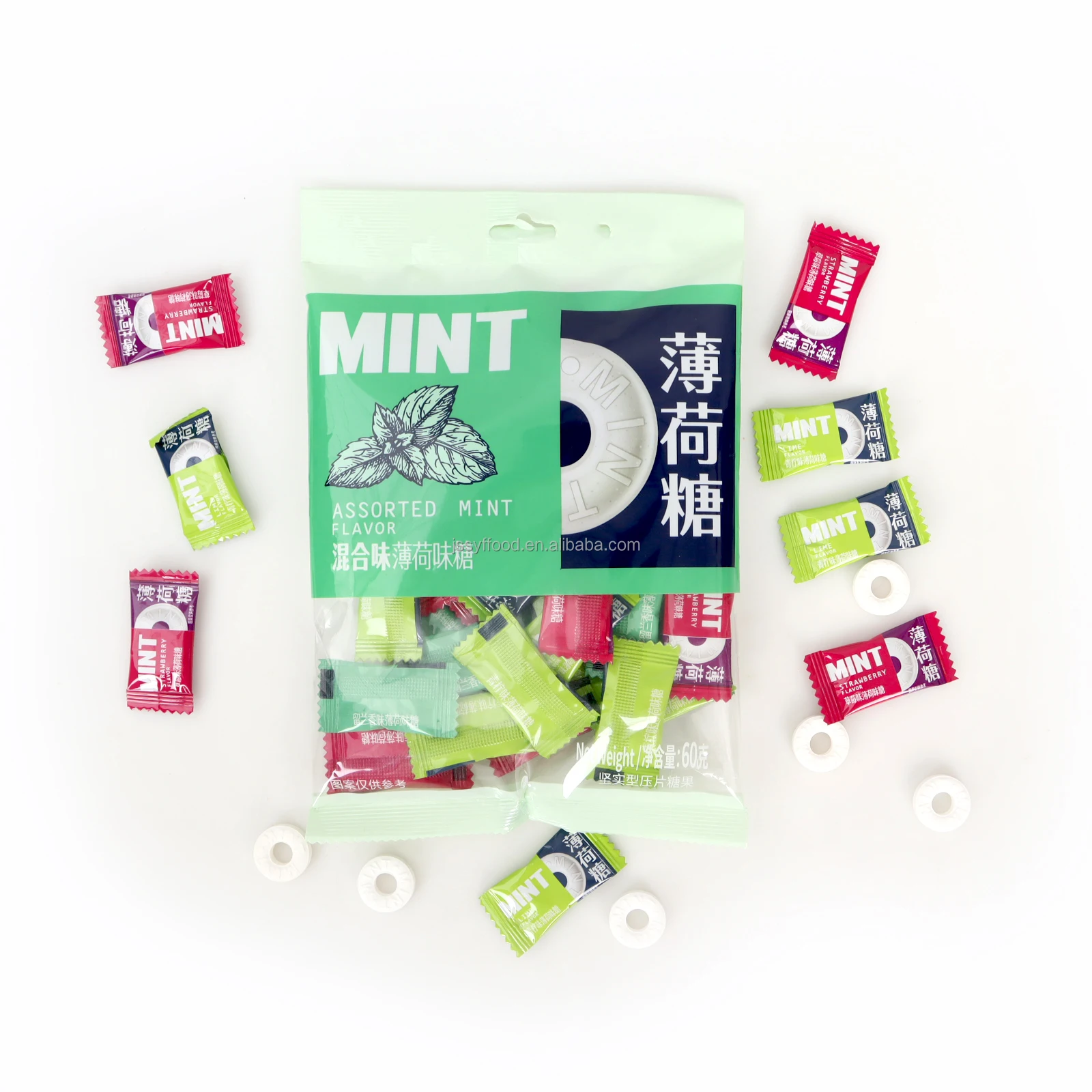 OEM Wholesale custom fruit mint candy zero sugar candy press 