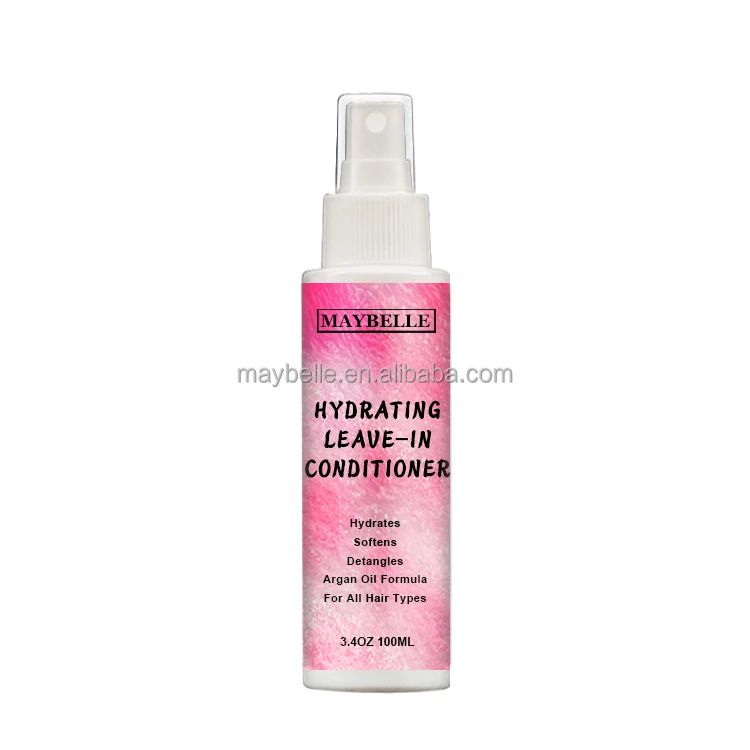 Private Label Leave in Conditioner Spray Moisturizing Leave in Conditioner Spray Bottle Smooth Shine Hair Spray for Curly