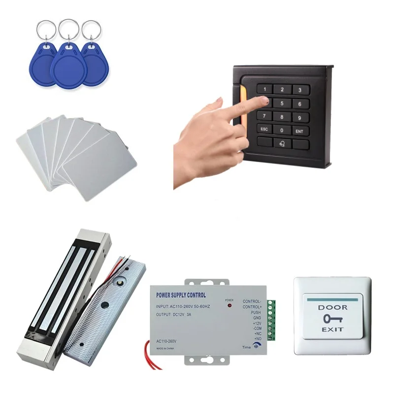 China Factory Price Smart Door Access Control Standalone Access Controller Set Password RFID Access Controller Kit