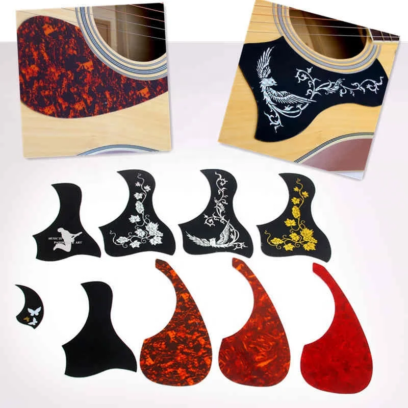 Pickguard pour guitare acoustique, autocollant auto-adhésif de qualité  supérieure pour accessoires de guitare acoustique, 1 pièce - Type 2