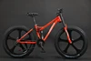 Red magnesium alloy 5-blade integrated wheel