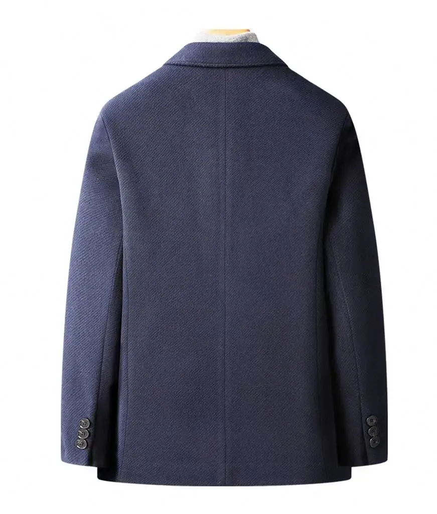 Casual Blazers Men Cashmere Coat British Stylish Vintage Male Business Jacket Handsome Trend Wool Overcoat_voghion.com