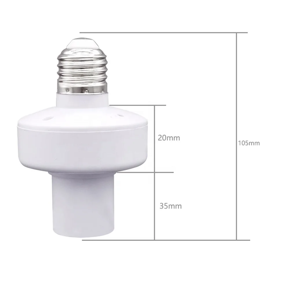 Wholesale E27 Lamp Holder Wireless Remote Control Stable Performance Light  Bulb Cap Socket Switch Screw Kit 220V From China