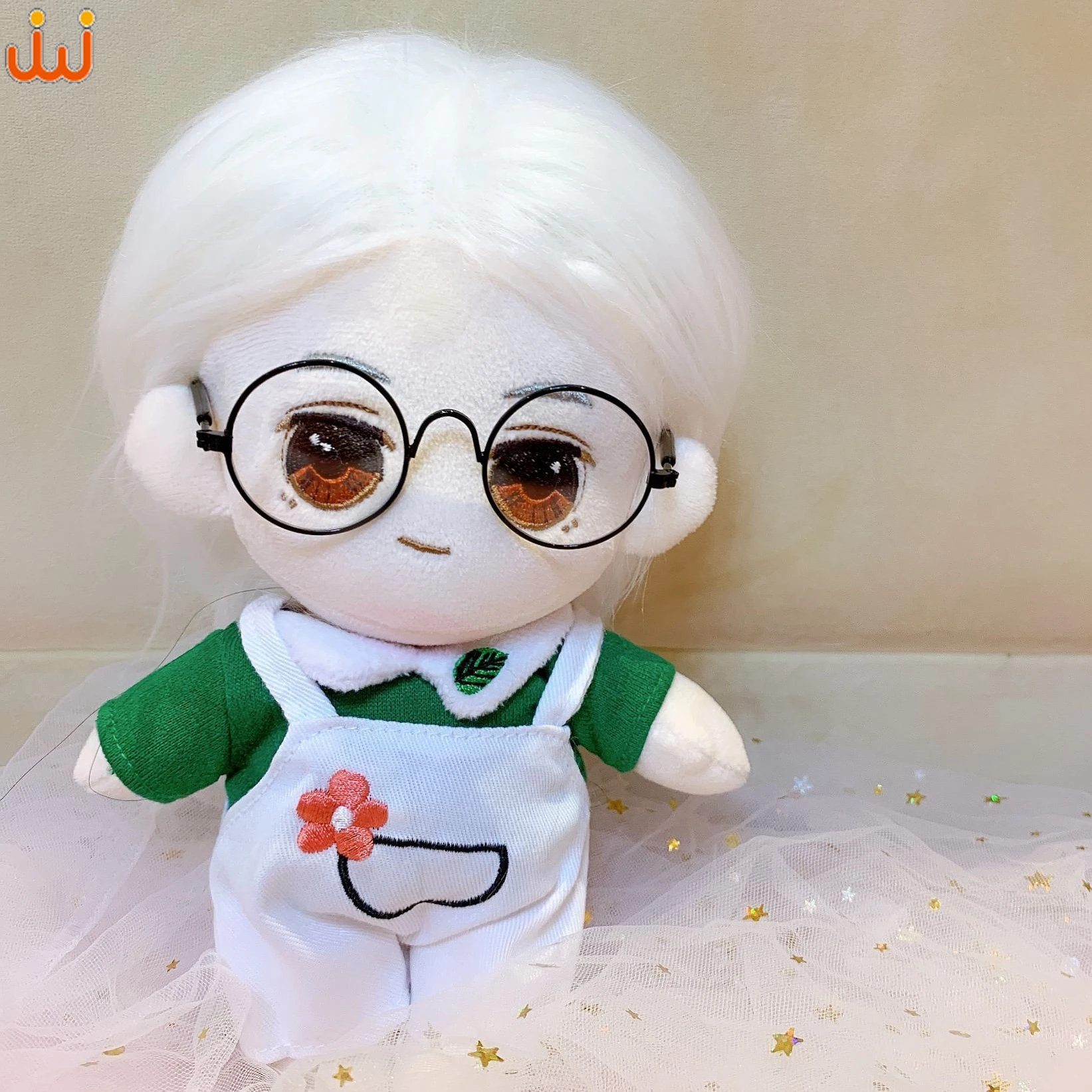 
 Junwo China manufacturer custom girl dolls stuffed toys,20cm plush famous star dolls ty plush long hair doll toys  