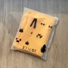 Frosted zipper bag