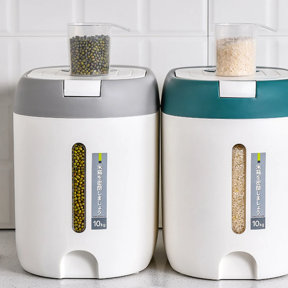 Kitchen Container 10kg Bucket Moistureproof Insectproof Rice Box