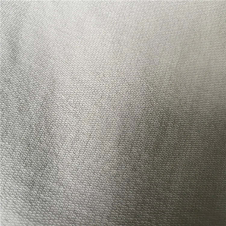 Gray Plain Cotton French Terry Fabric, Plain/Solids at Rs 380/kg