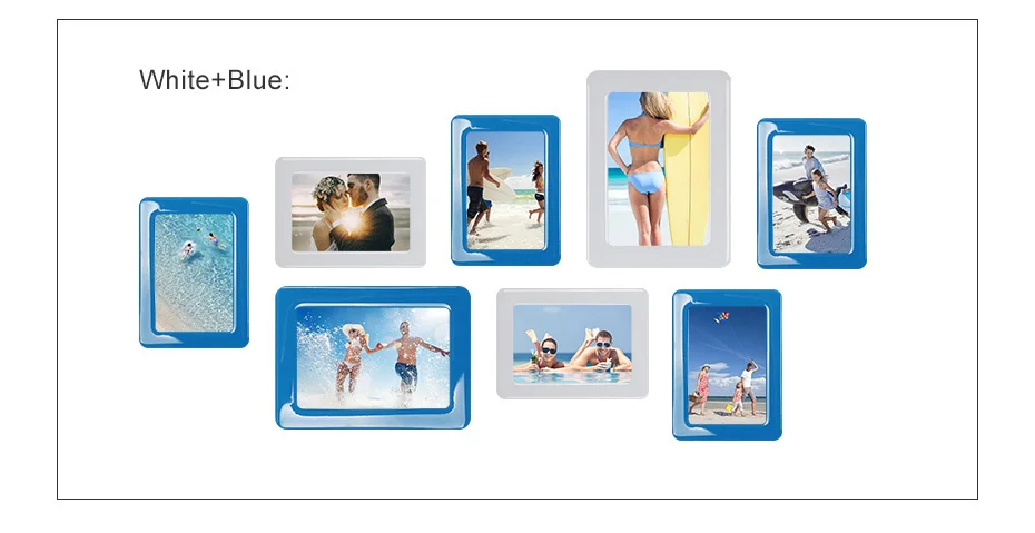 Wholesale Gift Crystal Photo Frame Metal Gold Magnetic Photo Frame for Fridge manufacture