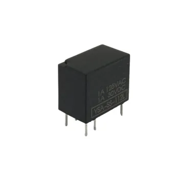 FRYSA-SS-112L RoHS and REACH Compliant Plug-in black small size 6 Pins Relay 12V 1A