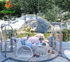Outdoor Igloo Tent PC Clear Bubble Transparent Party Tent Geodesic Waterproof Dome Tent for Resort