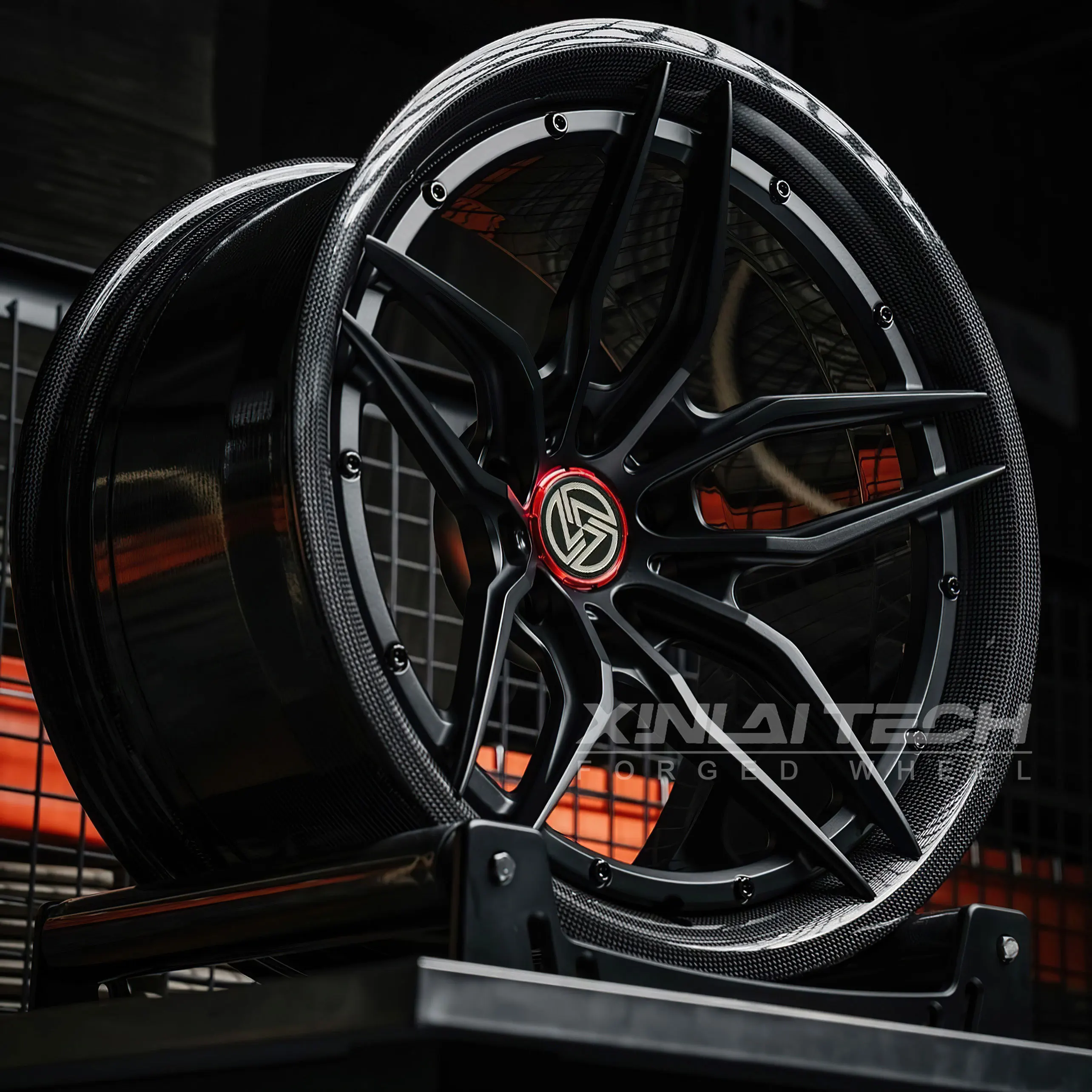 XL 2 Piece Forged Carbon Fiber Wheel 18 19 20 21 22 23 Inch 5x120 5x114.3 5x130 6x139.7 for bmw audi Mercedes benz - Image 2