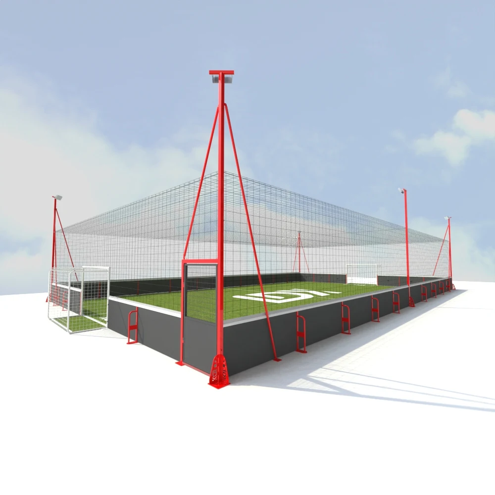 Custom Soccer Field Cage 2025 New Design Panna Football Cage Field Cheap  Football Soccer Cage for Sale, image size:1000x1000