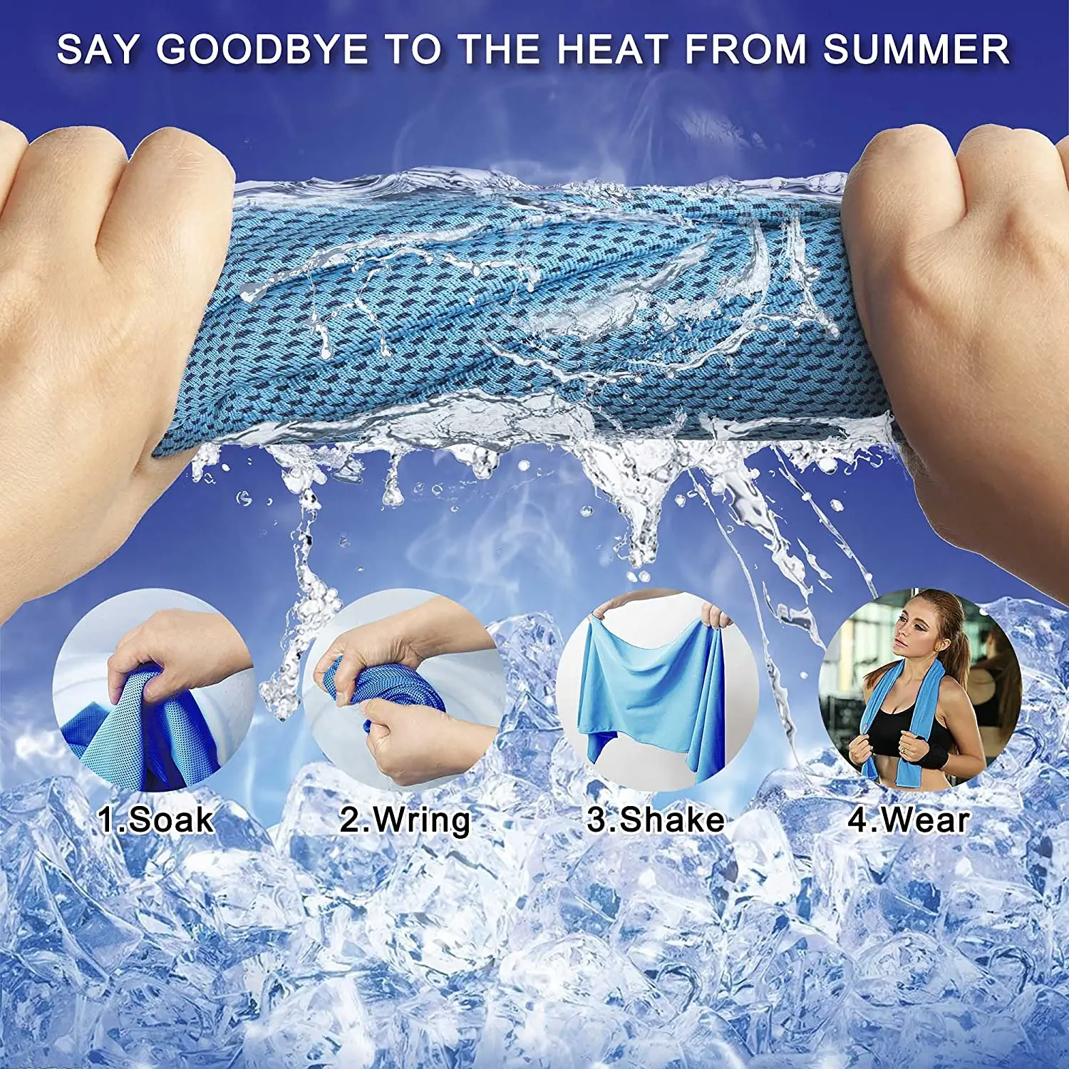 Professional Manufacture Cheap Soft and Quick Dry Ice Cooling Microfiber Sport Towel details