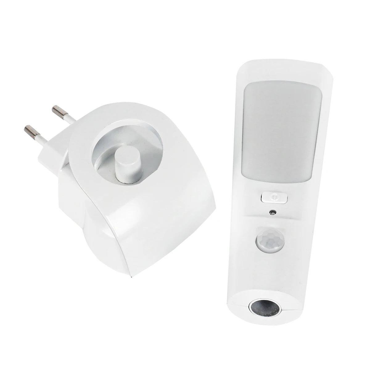 Flashlight Motion Sensor Night Lights Plug-in  Induction Human BodyWireless Night Lamps LED Night Light with Warm White