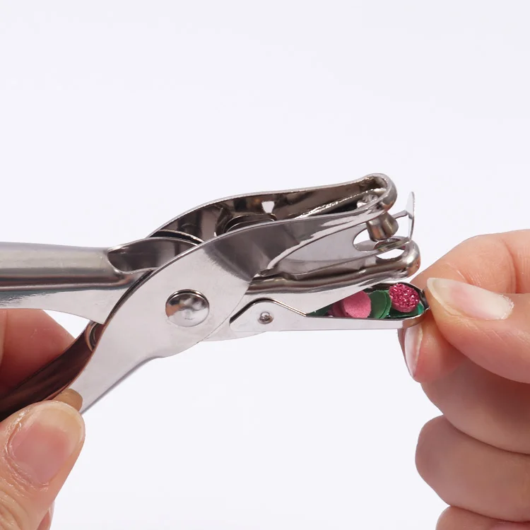 Perforatrice à Trou Unique IKadiya 3mm - Pince Perforatrice En Métal Pour Papier, Cartes, Scrapbooking - Portable Et Précise Accessoire Création Carte