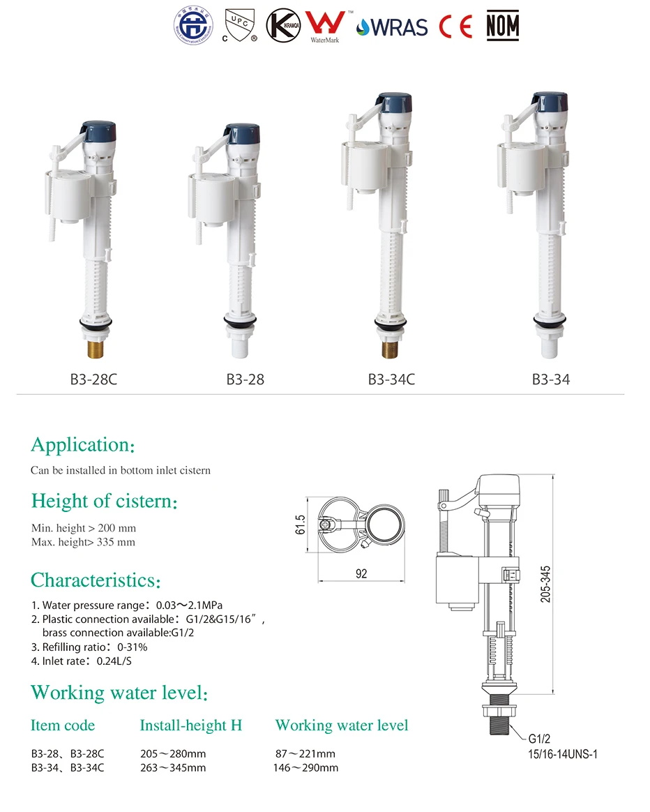 HTD Automatic Toilet Flush Mechanism System